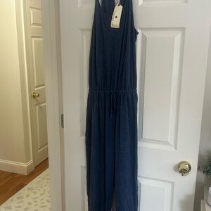 NWT Lanston Sport Blue Sleeveless Jumpsuit size medium